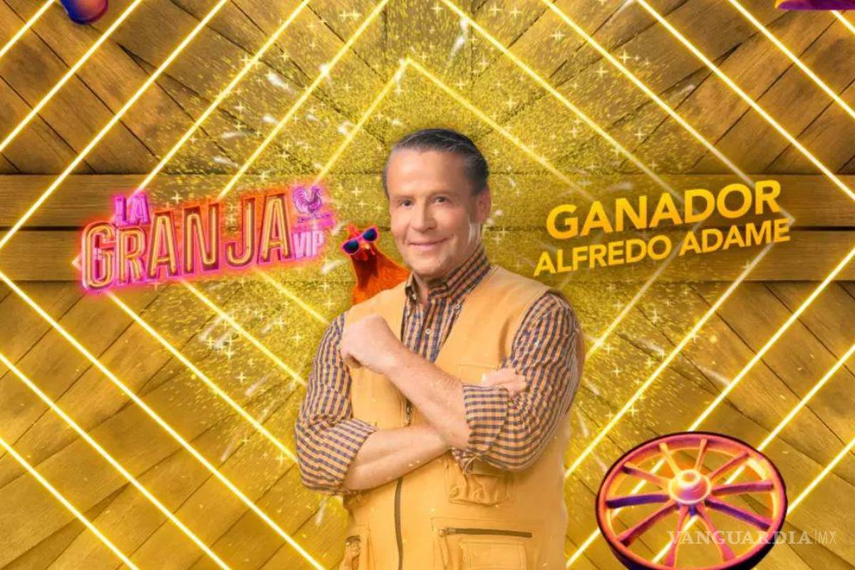 Alfredo Adame gana la primera temporada de ‘La Granja VIP’; a esta causa destinará su premio