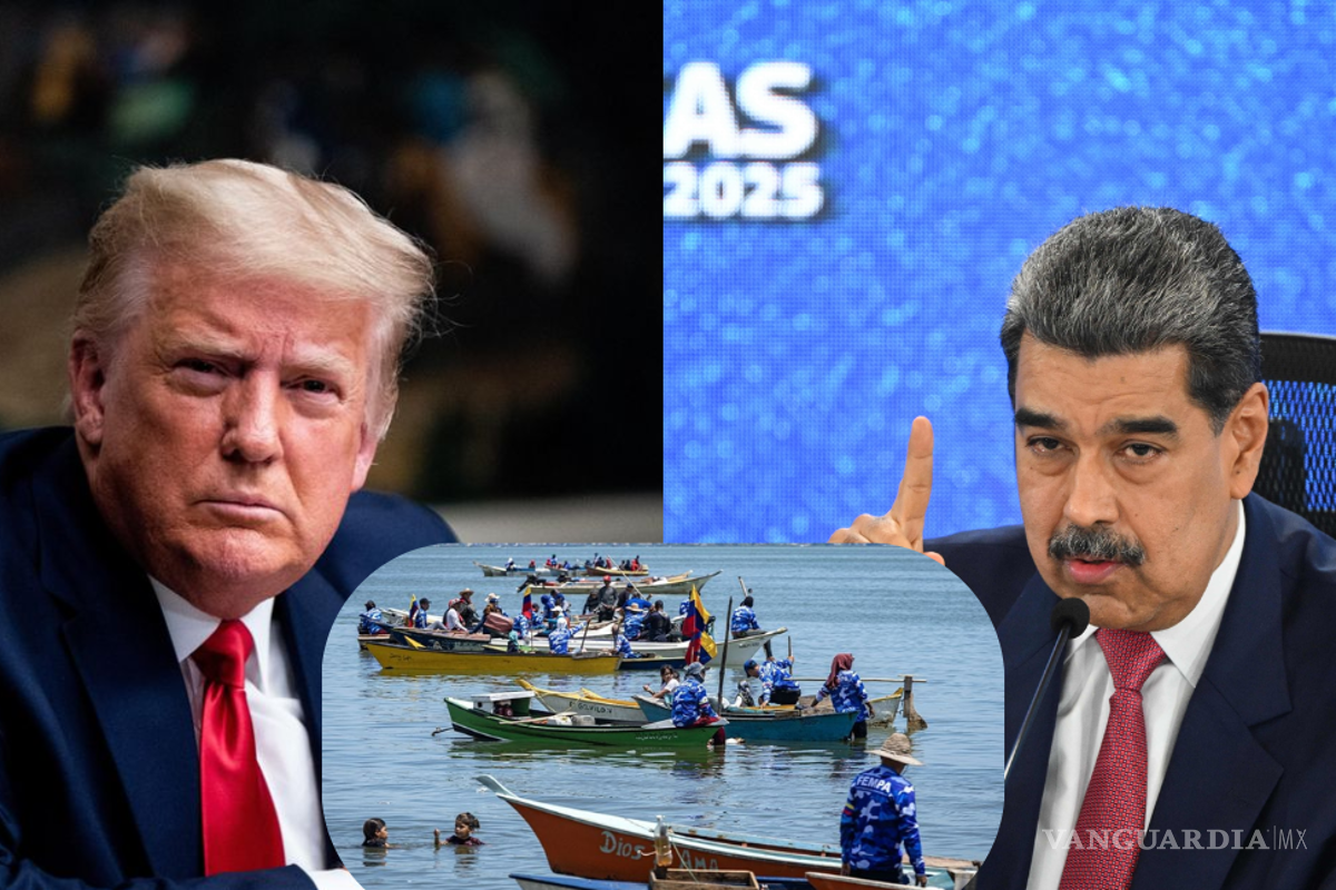 Pescadores de Venezuela protestan contra la presencia militar de Estado Unidos en el mar Caribe