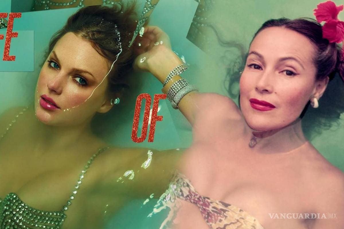 ¿Taylor Swift plagió icónica imagen de Dolores del Río?... critican la portada de ‘The Life of a Showgirl’