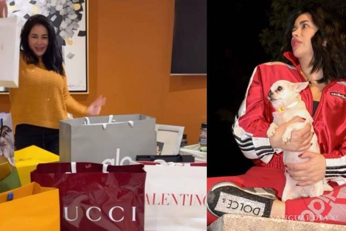 $!Marlenne Cañas, esposa del diputado federal Ricardo Mejía Berdeja, causó revuelo en redes sociales tras publicar varios regalos de marcas de lujo por su cumpleaños.