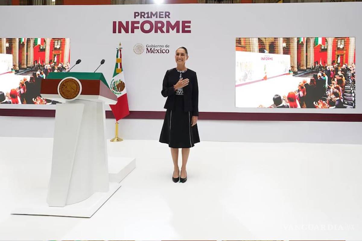 Así fue el primer informe de Gobierno de Claudia Sheinbaum Pardo, presidenta de México (video)