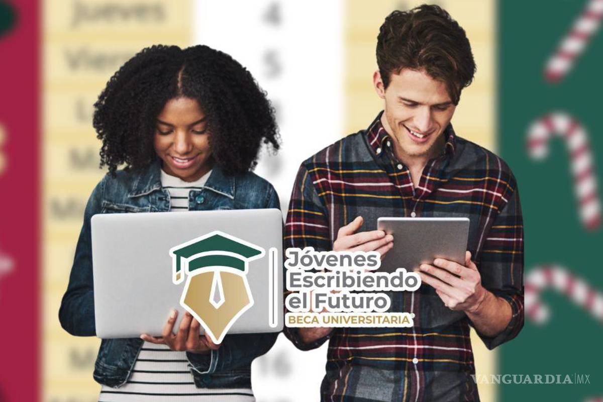 Beca Jóvenes Escribiendo el Futuro: calendario de pagos de 5 mil 800 pesos del 15 al 18 de diciembre
