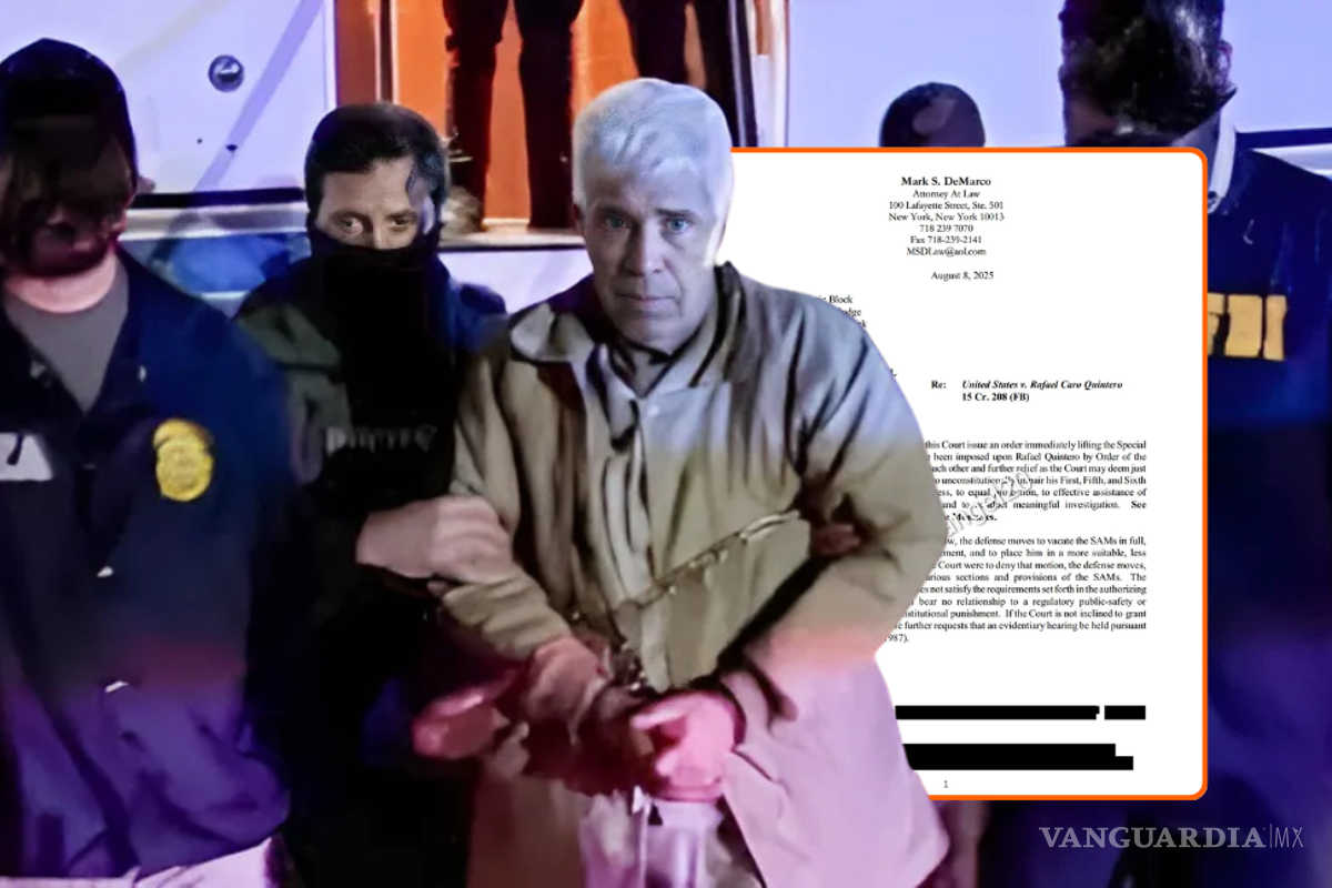 Rafael Caro Quintero manda carta desde prisión; denuncia aislamiento extremo e incomunicación