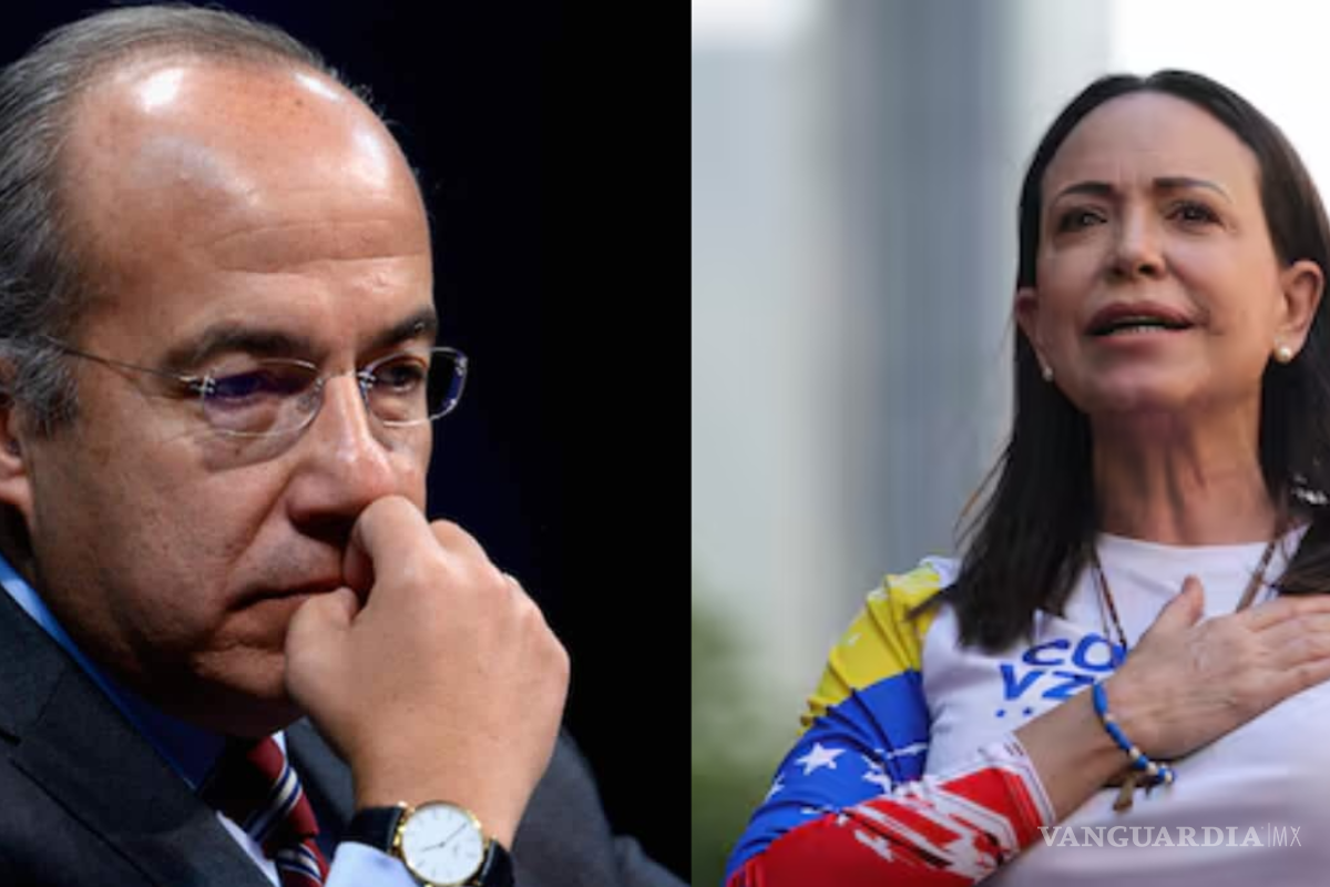 El expresidente Calderón presume invitación de Machado a ceremonia del Nobel de la Paz