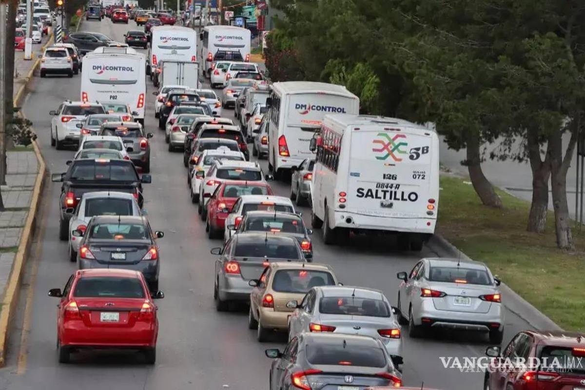 Coahuila: crece en 8 años parque vehicular en más de 200 mil; es el sexto estado con mayor tasa