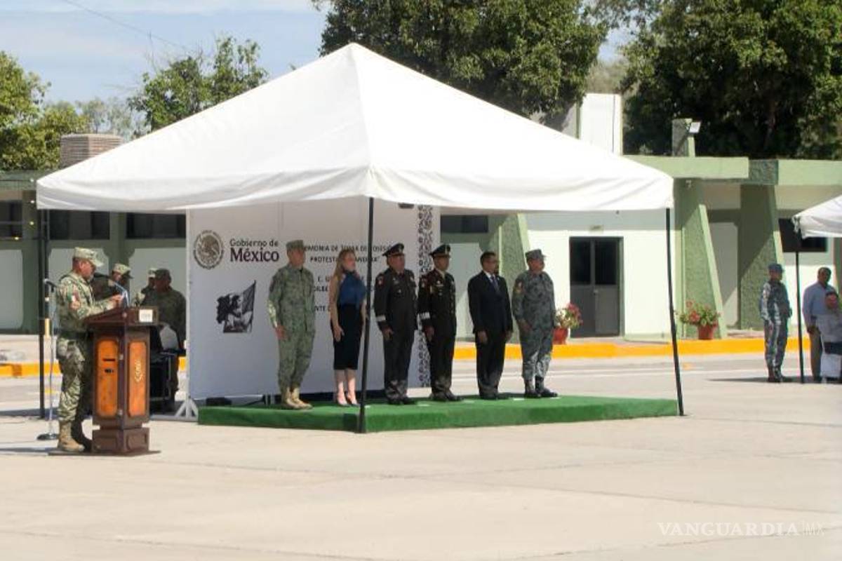 $!El acto protocolario fue encabezado por el comandante de la XI Región Militar.
