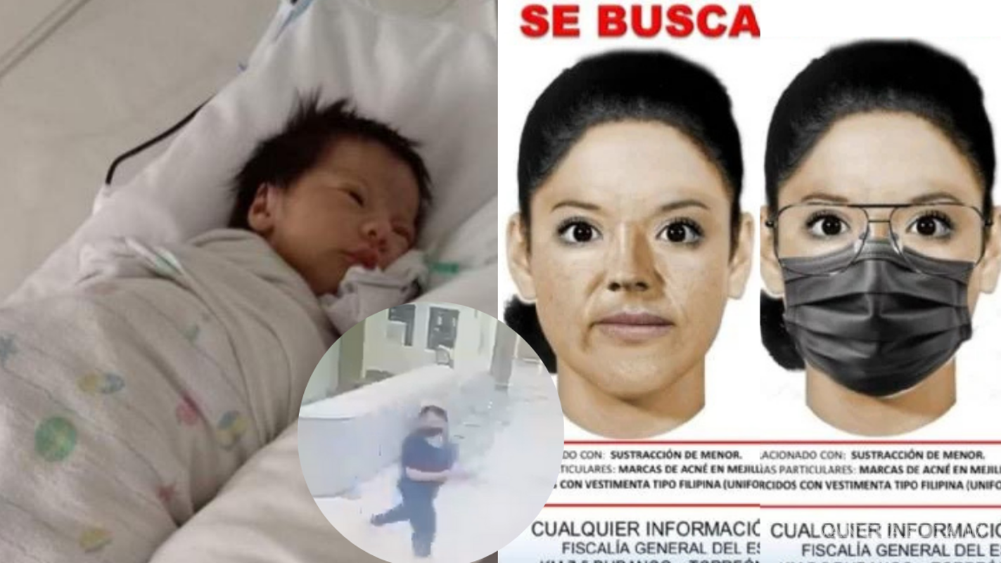 Sustraen a una bebé de un mes del Hospital Materno Infantil de Durango; video muestra a sospechosa