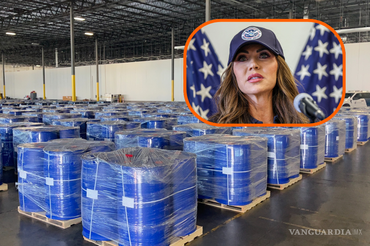 Estados Unidos decomisa 316 mil kilos de precursores químicos para drogas