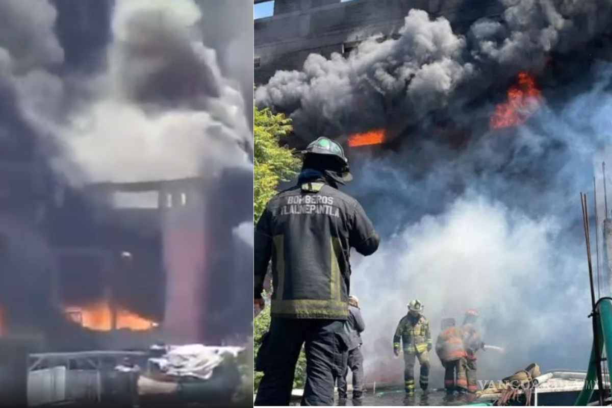 Incendio en fábrica de colchones en Ecatepec deja 12 intoxicados y más de 200 evacuados (VIDEOS)