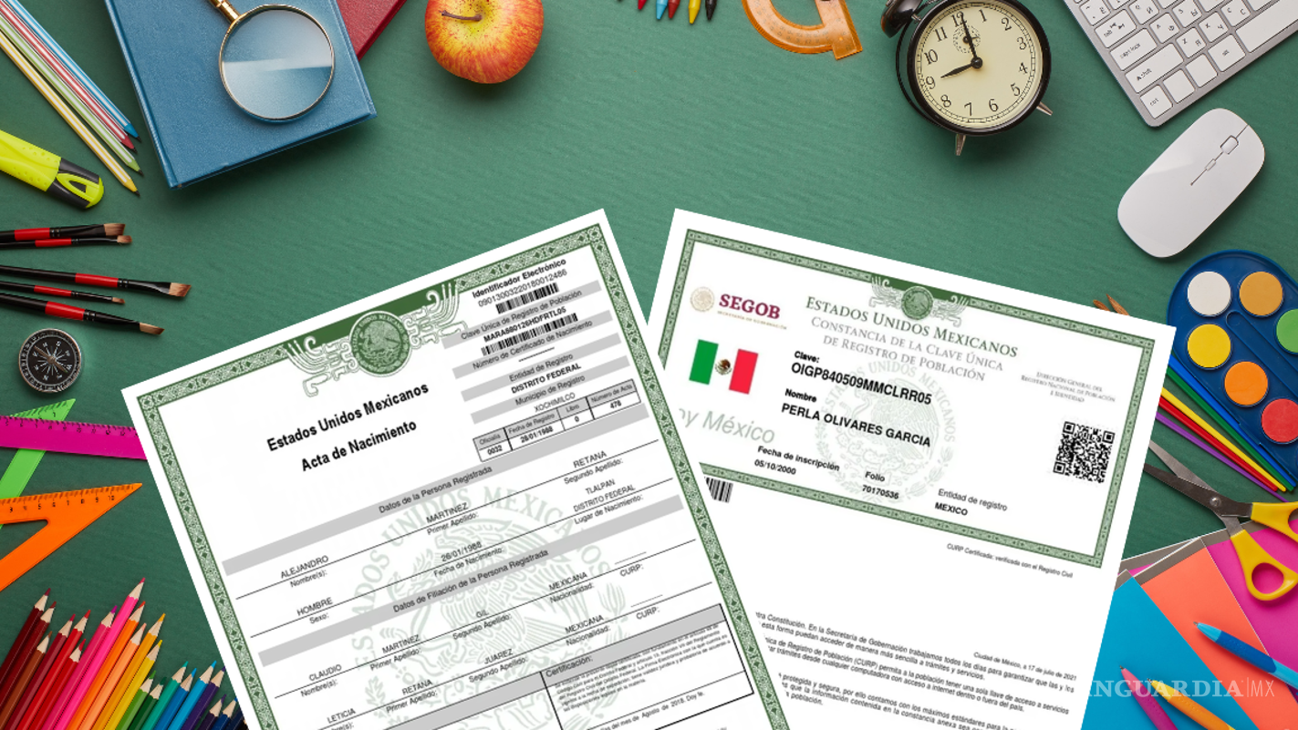 Regreso a clases: así puedes obtener tu Acta de Nacimiento y CURP en línea