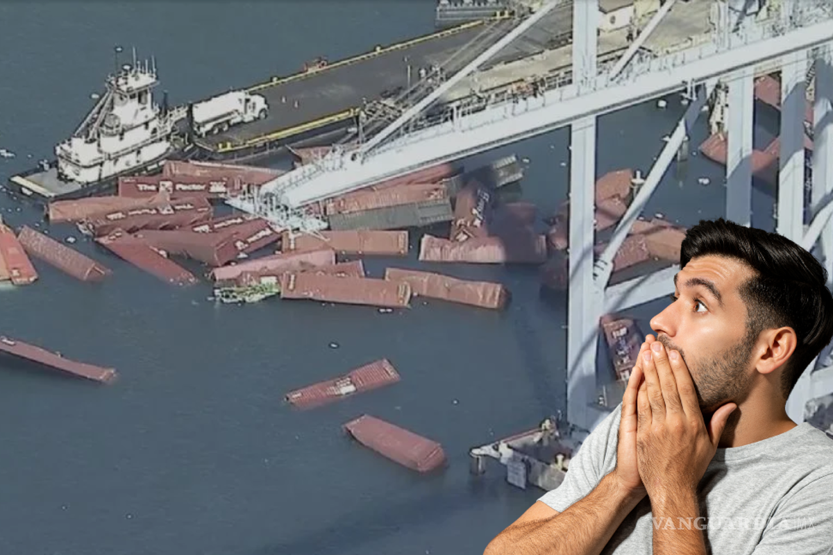 Caen al océano más 60 contenedores en el puerto de Long Beach, California