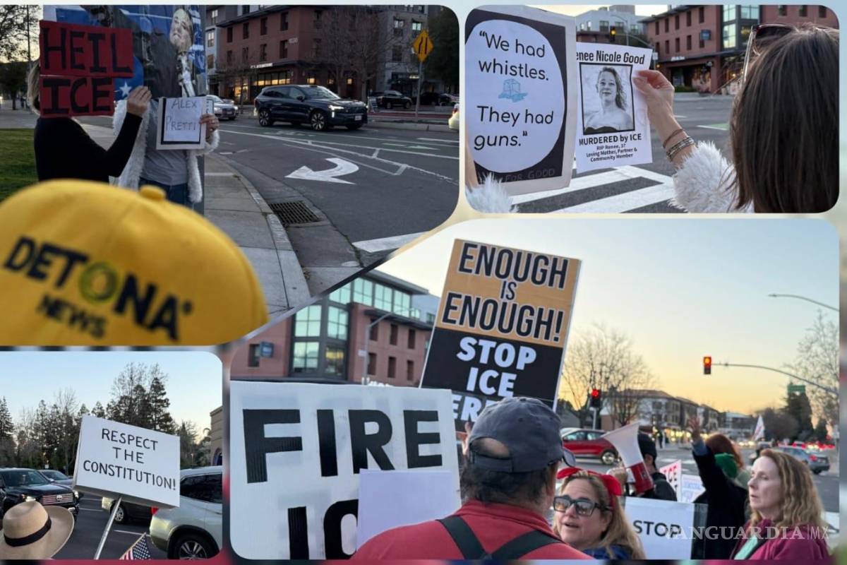 $!Protestas contra la los agentes del Servicio de Control de Inmigración y Aduanas de los Estados Unidos.