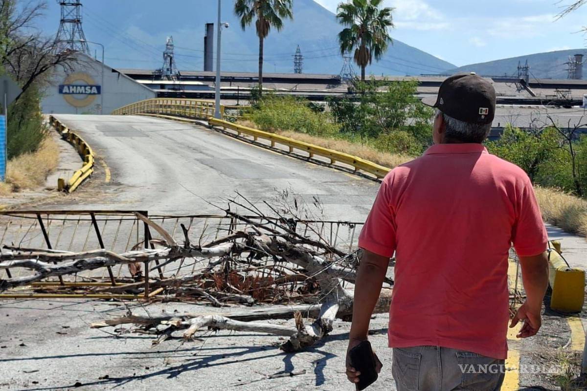 Obreros de AHMSA vuelven a bloquear la Planta 1 por miedo a saqueos y sueldos injustos