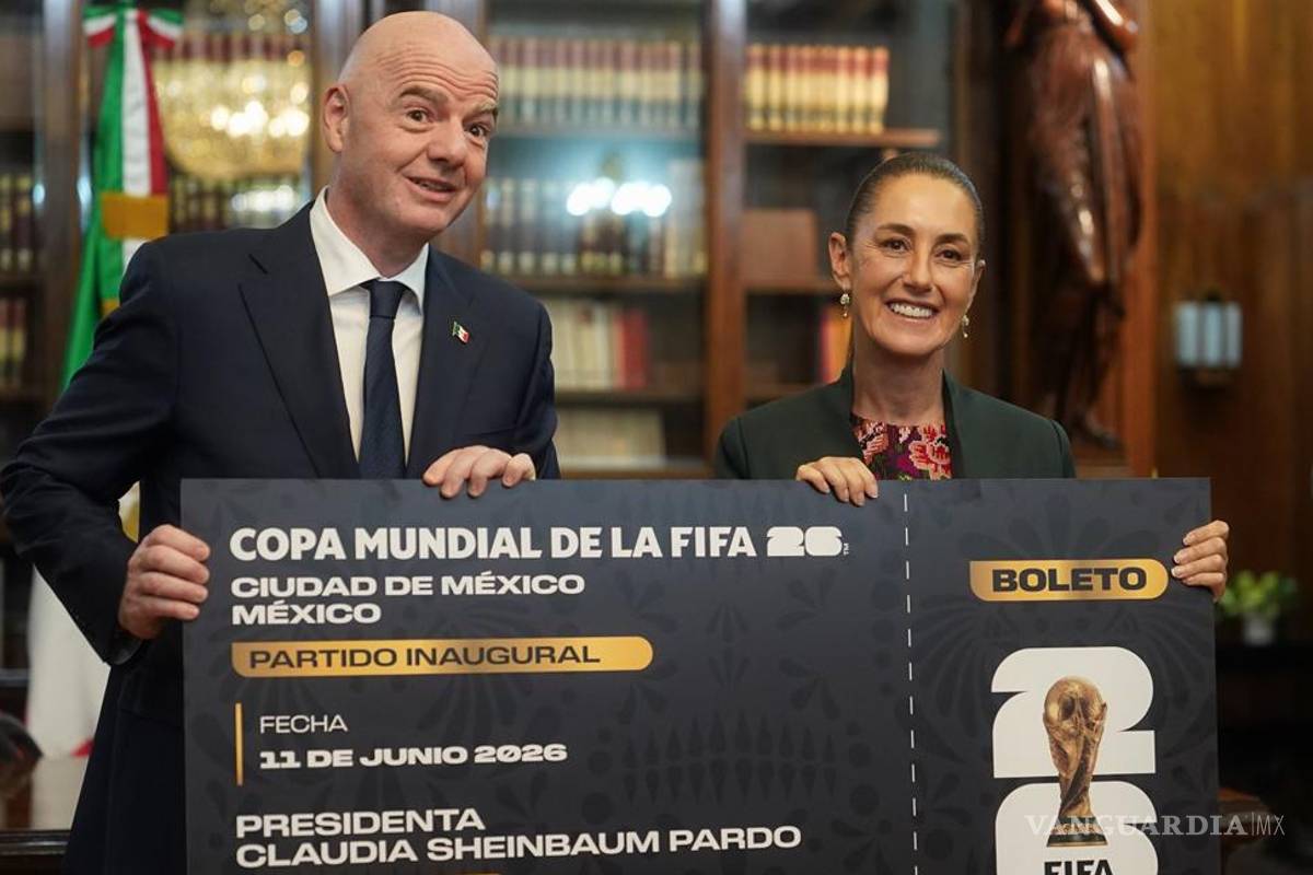Sheinbaum regalará el primer boleto de la Inauguración del Mundial 2026 en el Azteca
