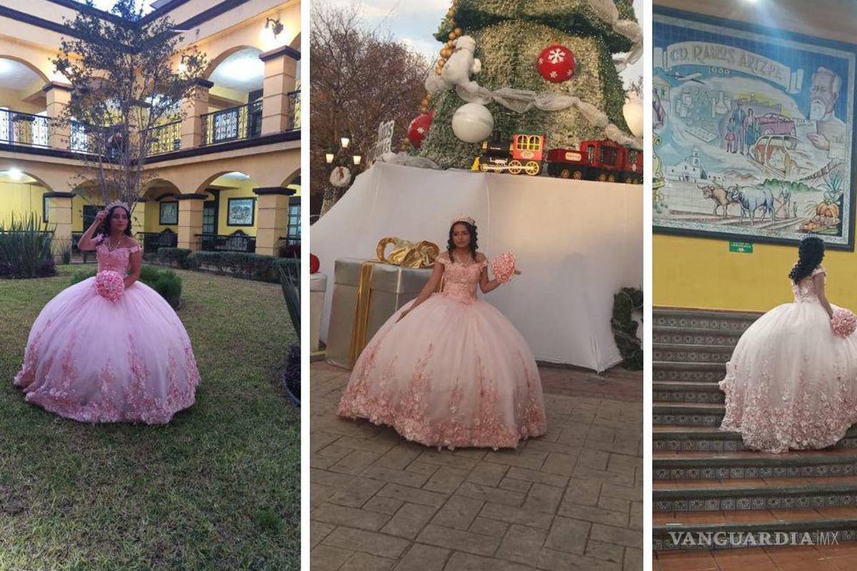 Quinceañera convierte espacios emblemáticos de Ramos Arizpe en recuerdo personal