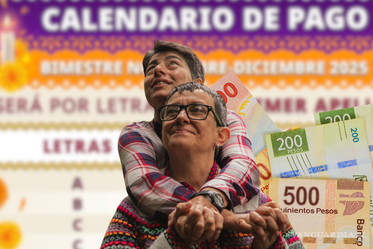 Pensión Bienestar: Quiénes reciben el pago de 6,200 pesos del 4 al 8 de noviembre, según el calendario