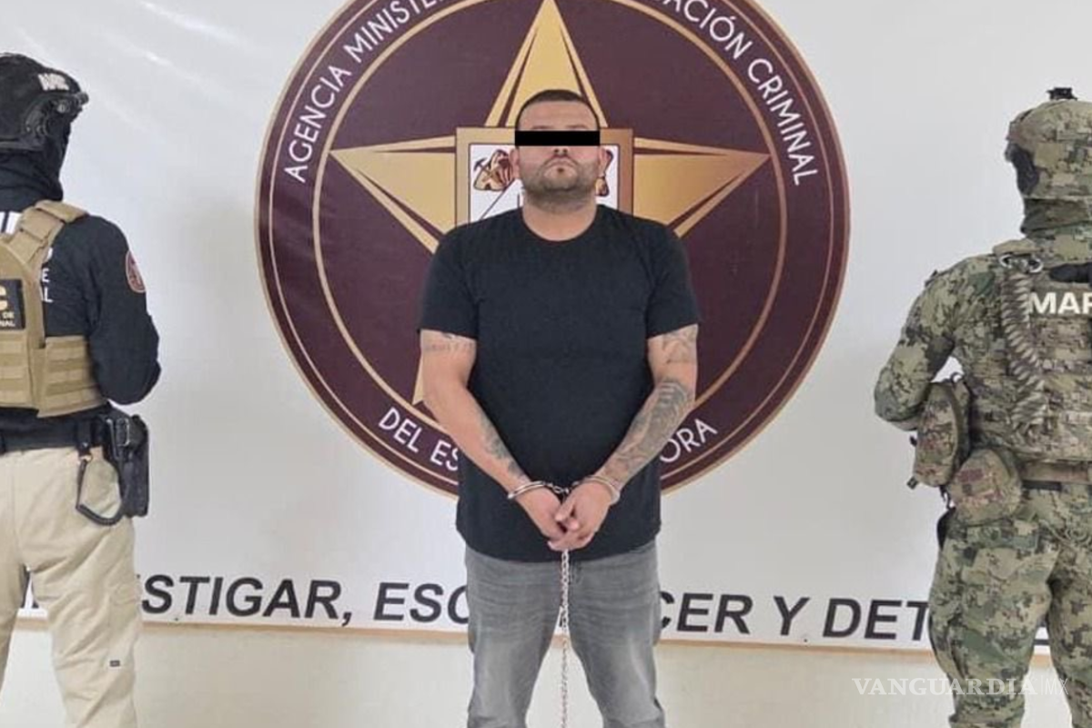 Detienen en Sonora a ‘El Tomate’, integrante del grupo delictivo ‘Los Gigios’ y objetivo prioritario