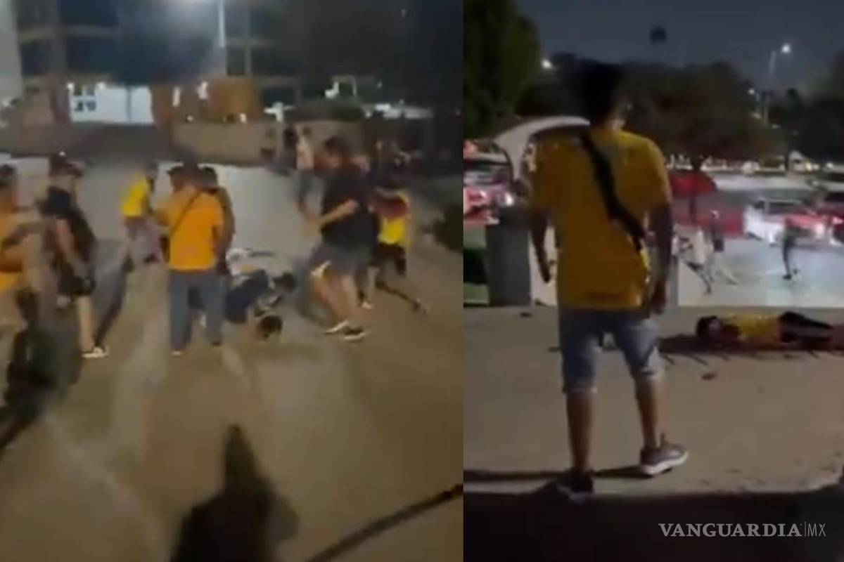 ¿Regresa la violencia a la Liga MX?... aficionado del América conmociona tras recibir una patada en la cara de un fan de Tigres (video)