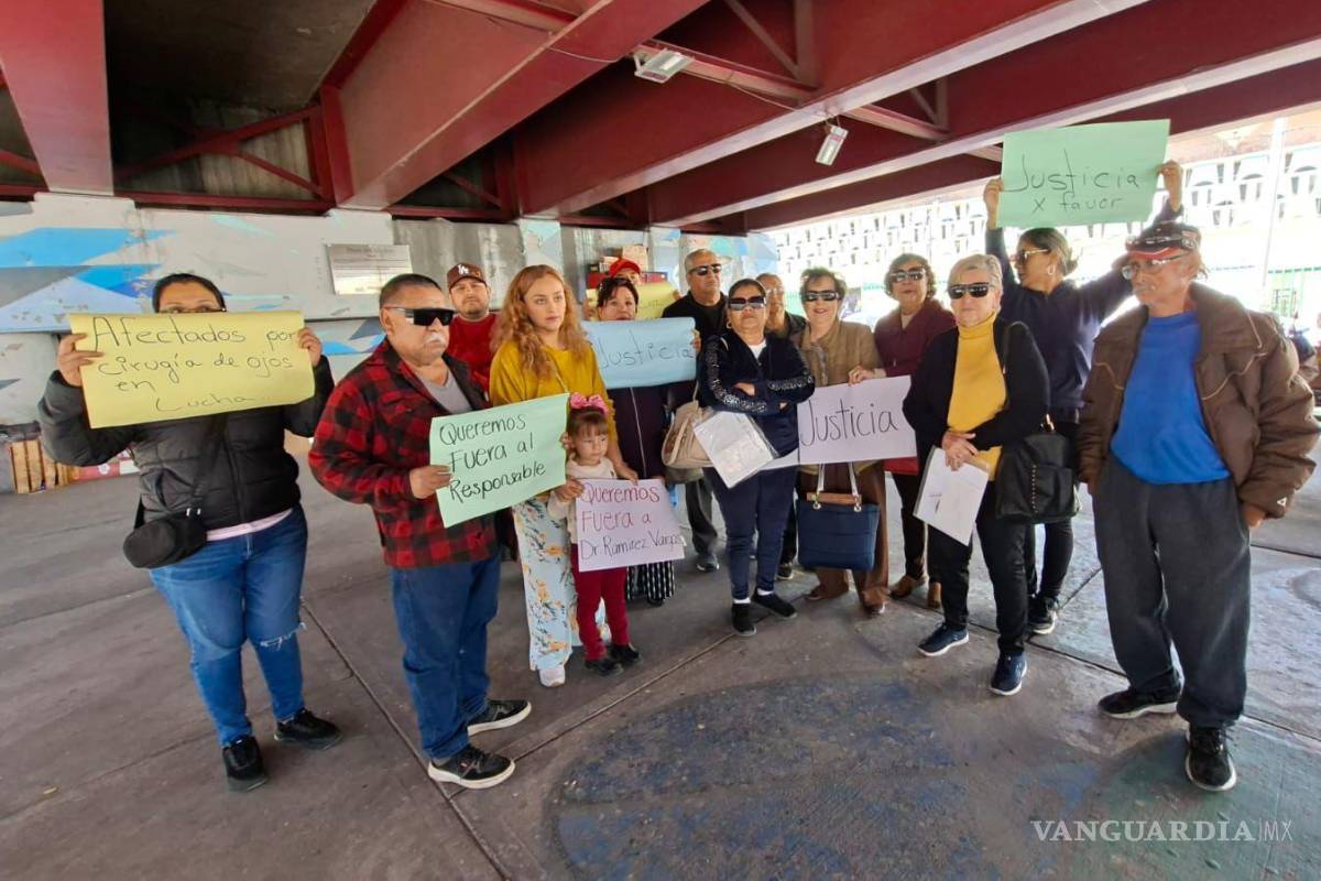Denuncian negligencia en cirugías de cataratas en Monclova; IMSS desmiente acusaciones