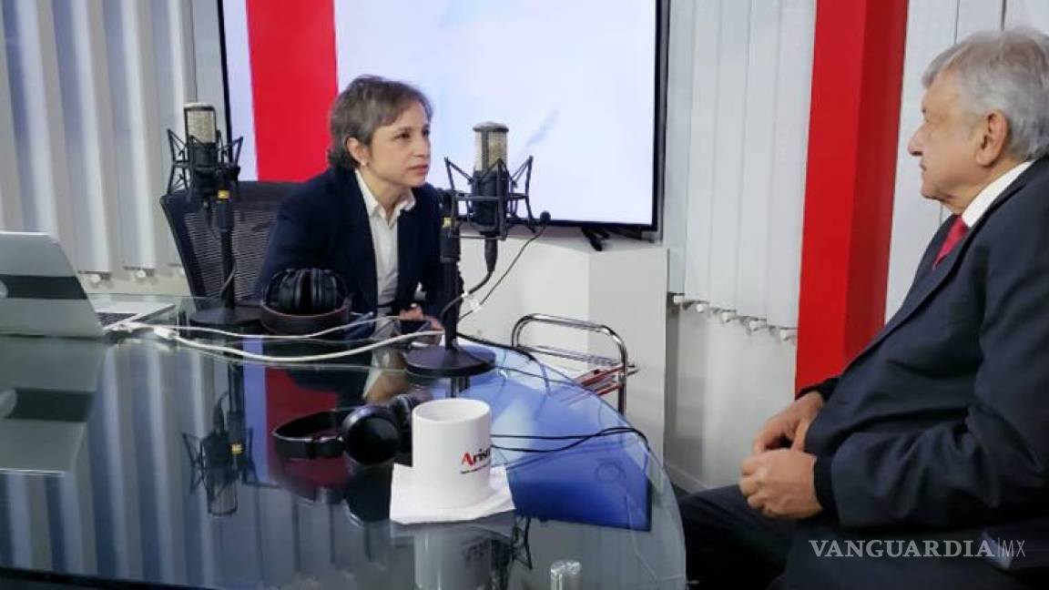 AMLO reprueba reportaje de Carmen Aristegui y la llama la ‘paladina de la libertad’