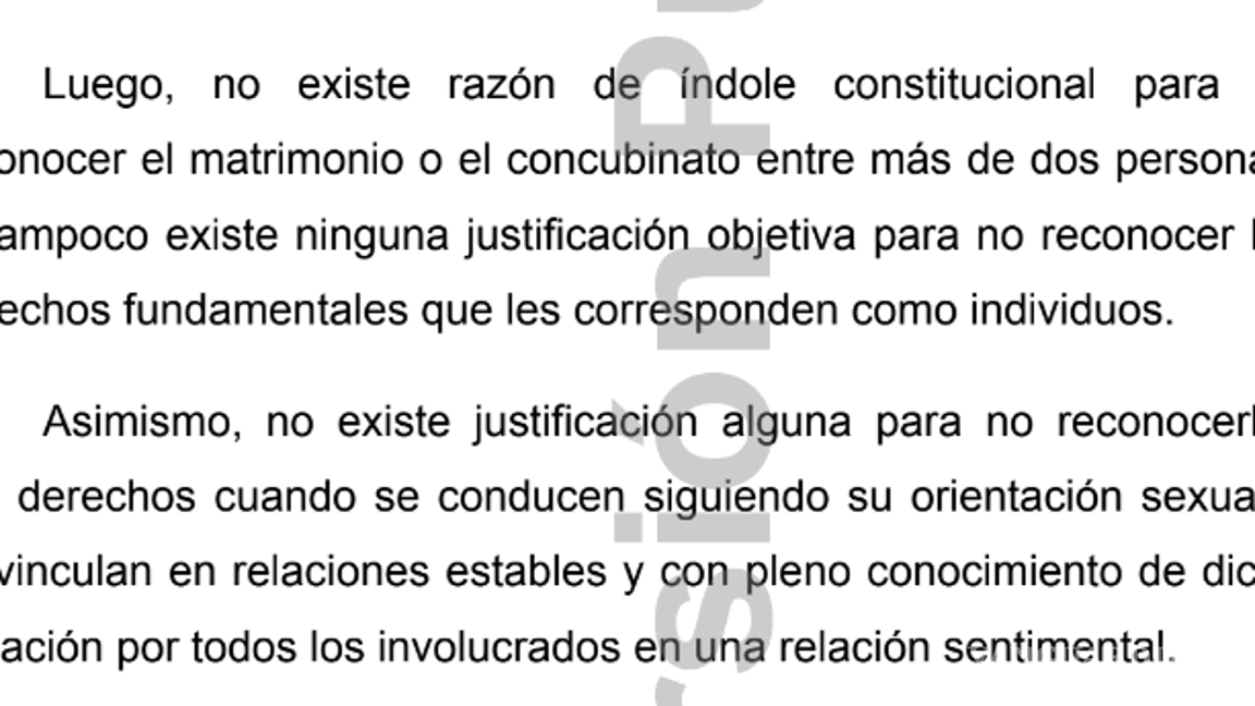 $!Se trataría del primer amparo en México que beneficiaría legalmente a las parejas poliamorosas.