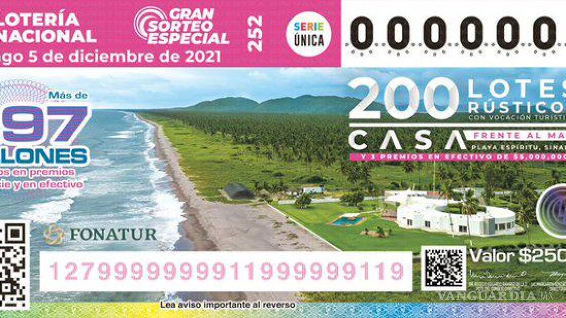 ¿Hubo fraude en sorteo de terrenos con playa de la Lotería Nacional?