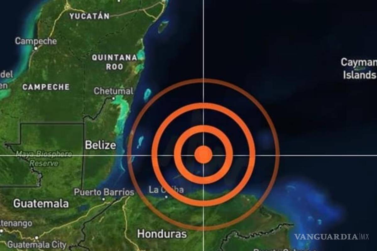 Sacude sismo de 5.4 grados a Chetumal, Quintana Roo