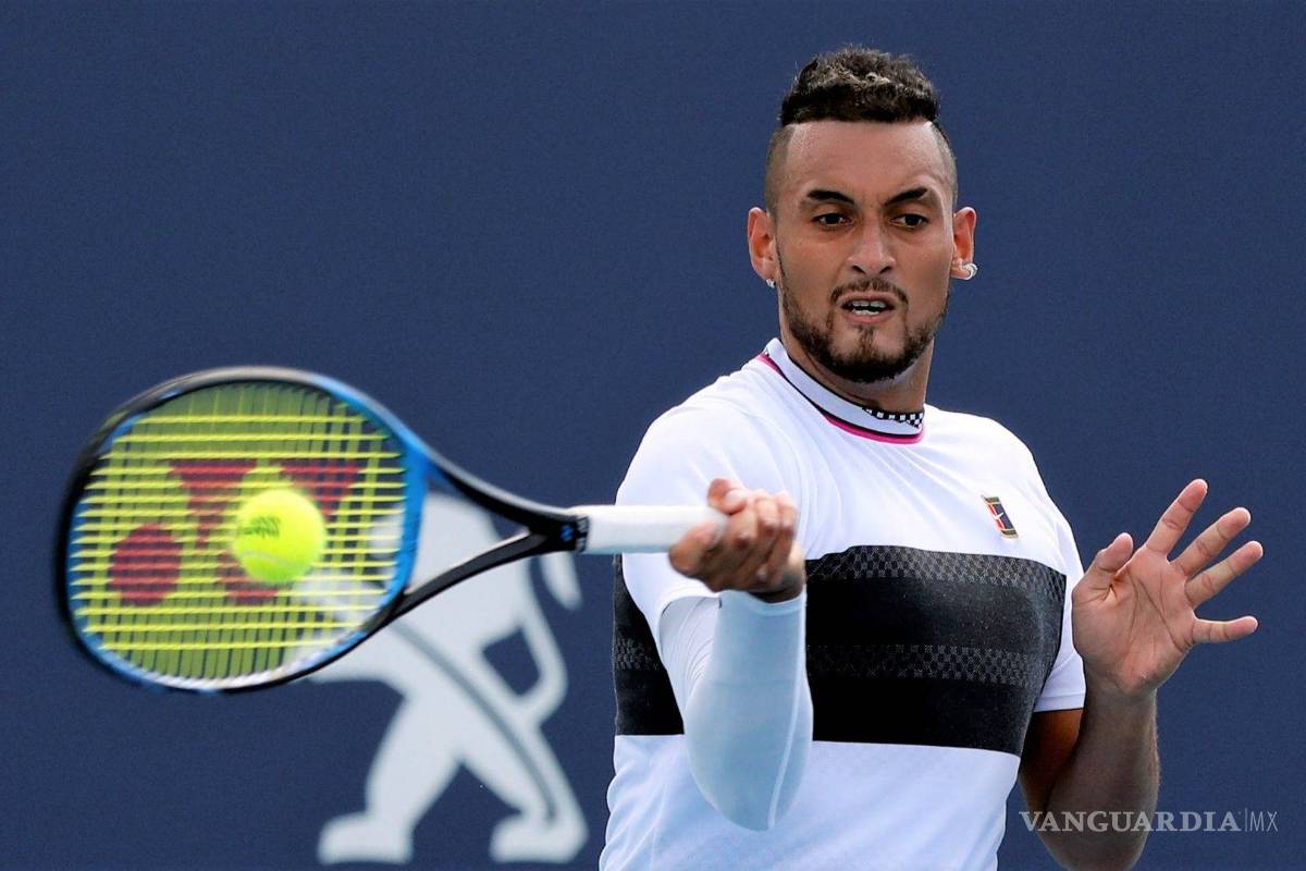 Nick Kyrgios se vuelve loco en Cincinnati y rompe dos raquetas