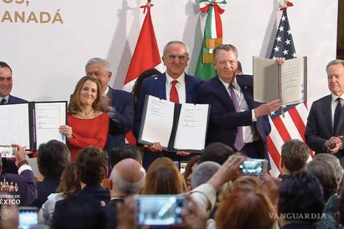 Firman acuerdo del T-MEC; auguran que traerá inversión