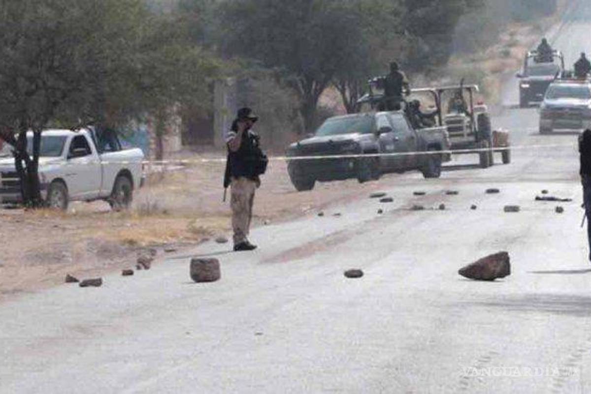 Al menos 12 muertos dejan ‘topes’ entre cárteles en Zacatecas