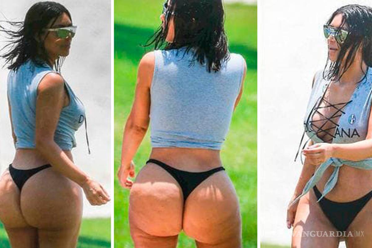 Me 'photoshopearon', dice Kim Kardashian sobre fotos con celulitis