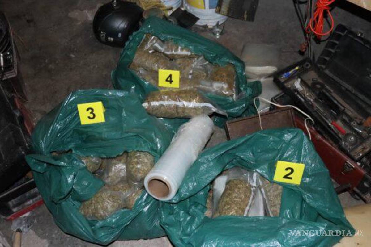 Con operativo coordinado, aseguran 25 kilos de droga en bodega de Torreón