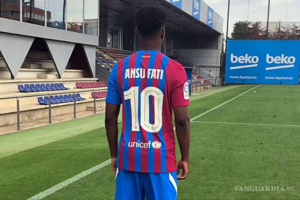 Barcelona ya tiene 10... Ansu Fati es el heredero de Messi