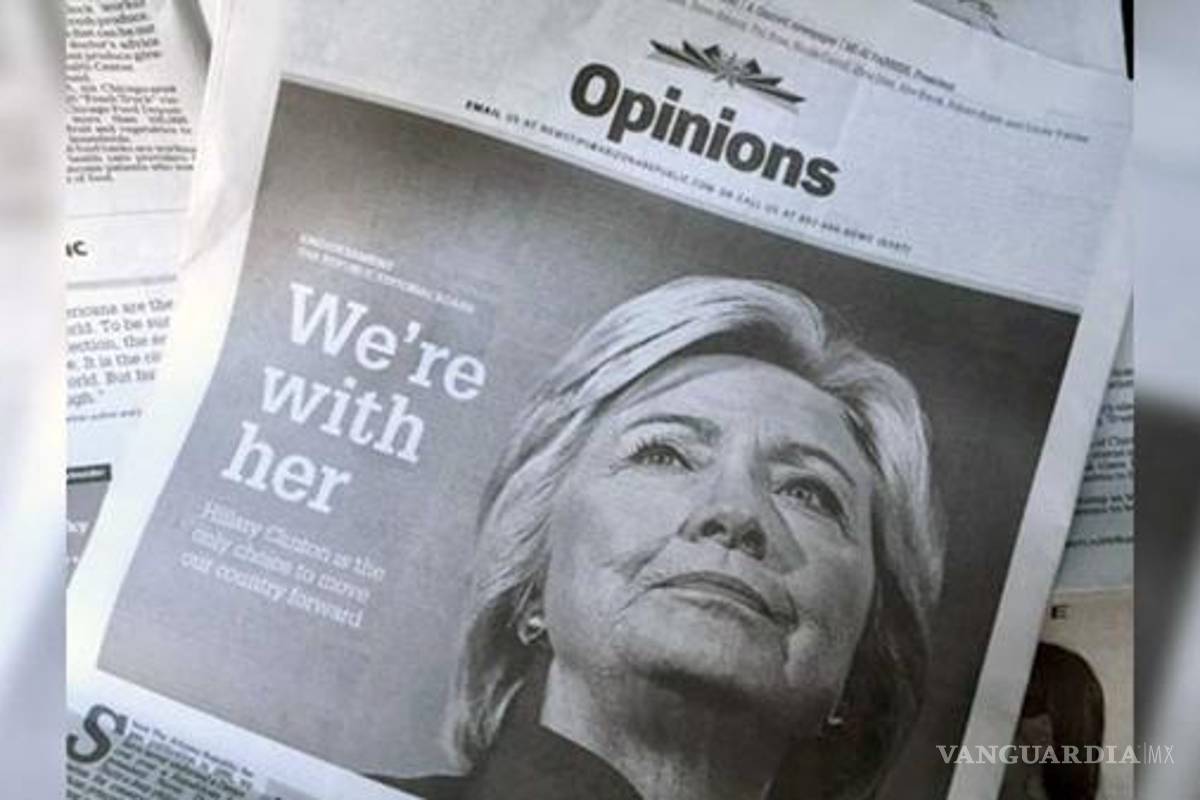 Diarios de estados republicanos anuncian su apoyo a Hillary Clinton y desatan la furia de sus lectores