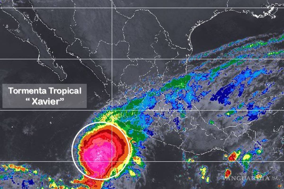 Tormenta tropical &quot;Xavier&quot; podría llegar a costas mexicanas