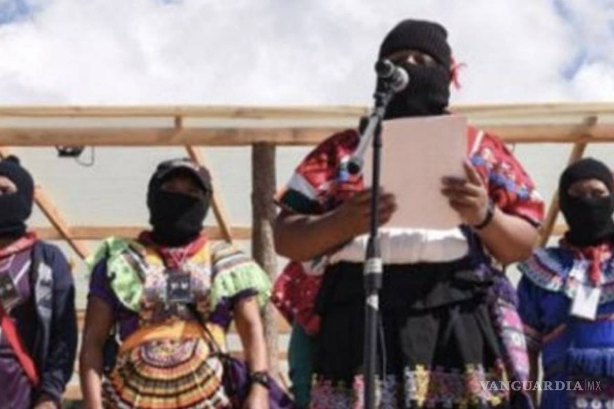 Se unen mujeres del EZLN al paro nacional del 9 de marzo