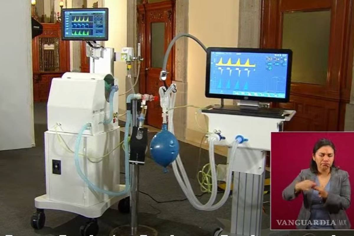 AMLO presenta los primeros ventiladores médicos hechos en México