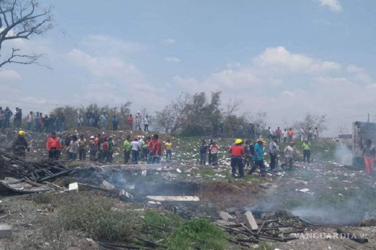 $!Al menos un muerto tras explosión en Tultepec