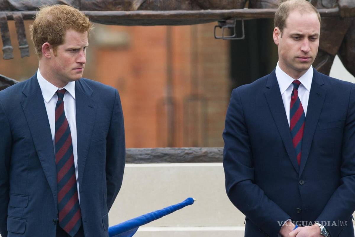 Guillermo y Enrique filman documental de la princesa Diana