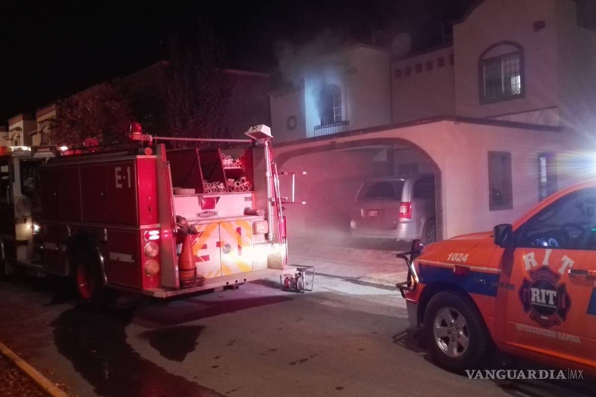 Se incendia casa; se salvan 4 menores en Saltillo