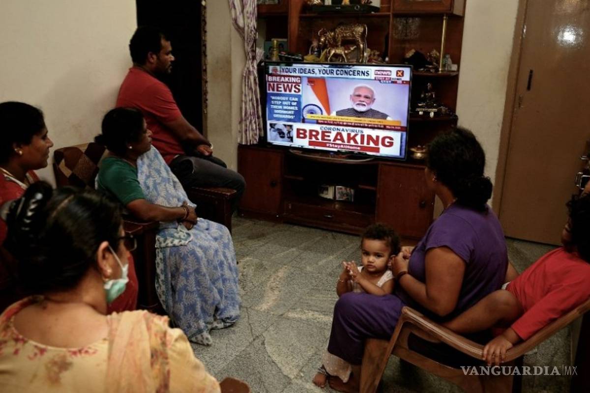 India anuncia cuarentena obligatoria por COVID-19 para sus mil 300 millones de habitantes
