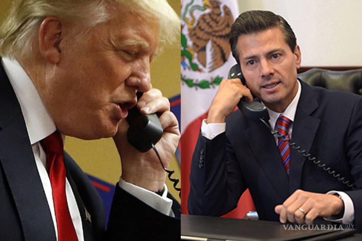 Medio de EU difundiría audio de llamada entre Donald Trump y Enrique Peña Nieto