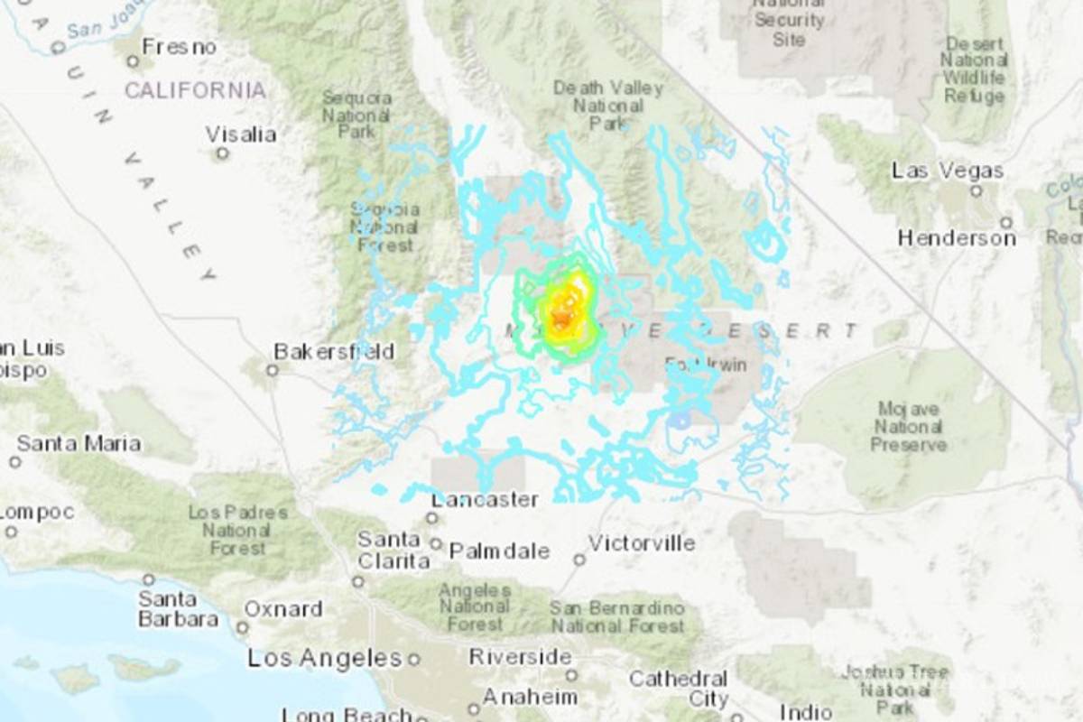 Sismo de 5.5 sacude al sur de California