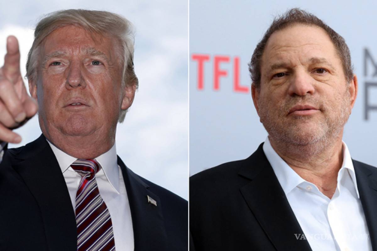Trump dice que no le sorprenden denuncias de acoso sexual contra Weinstein