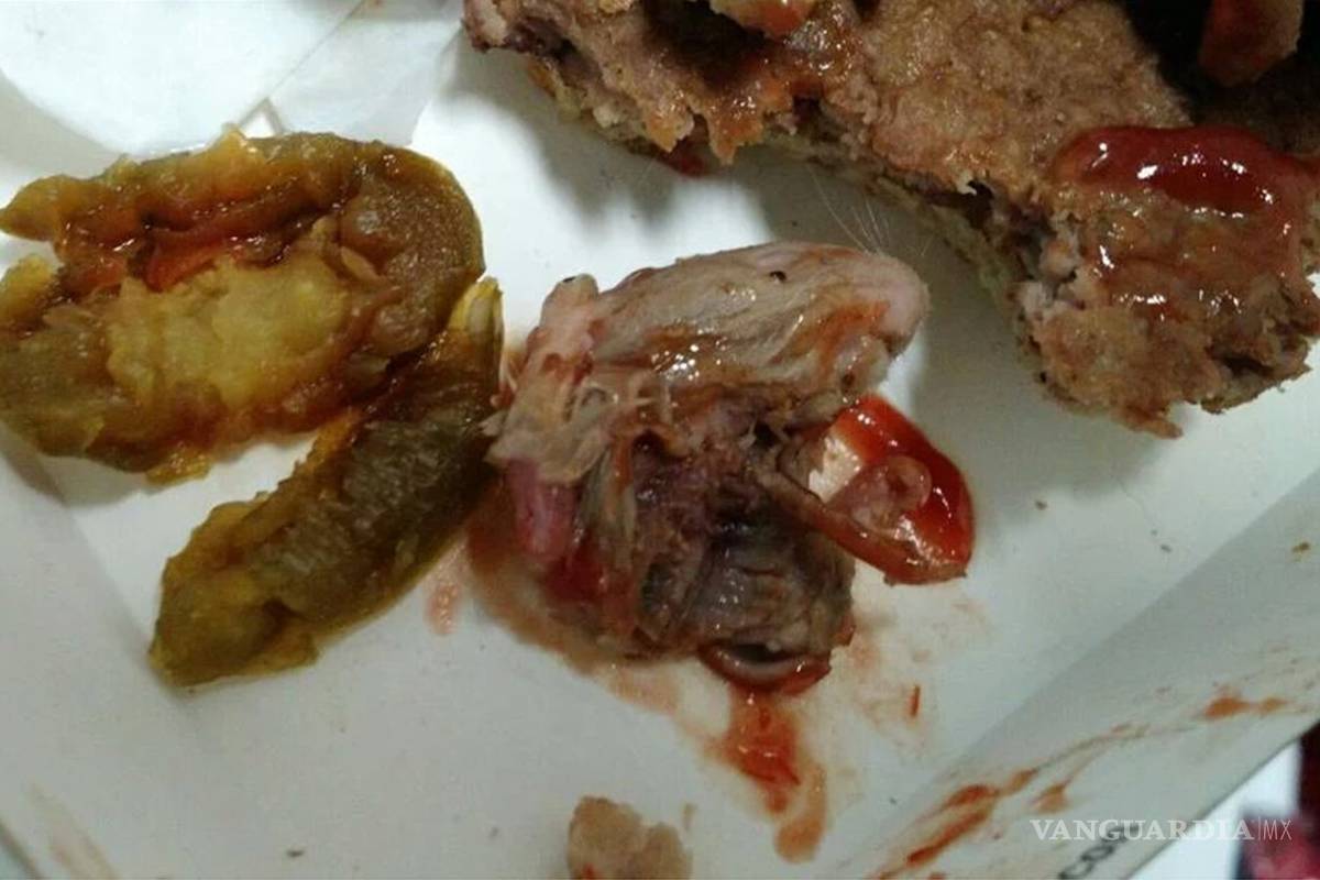 Clausuran McDonald's por supuesta cabeza de rata en hamburguesa