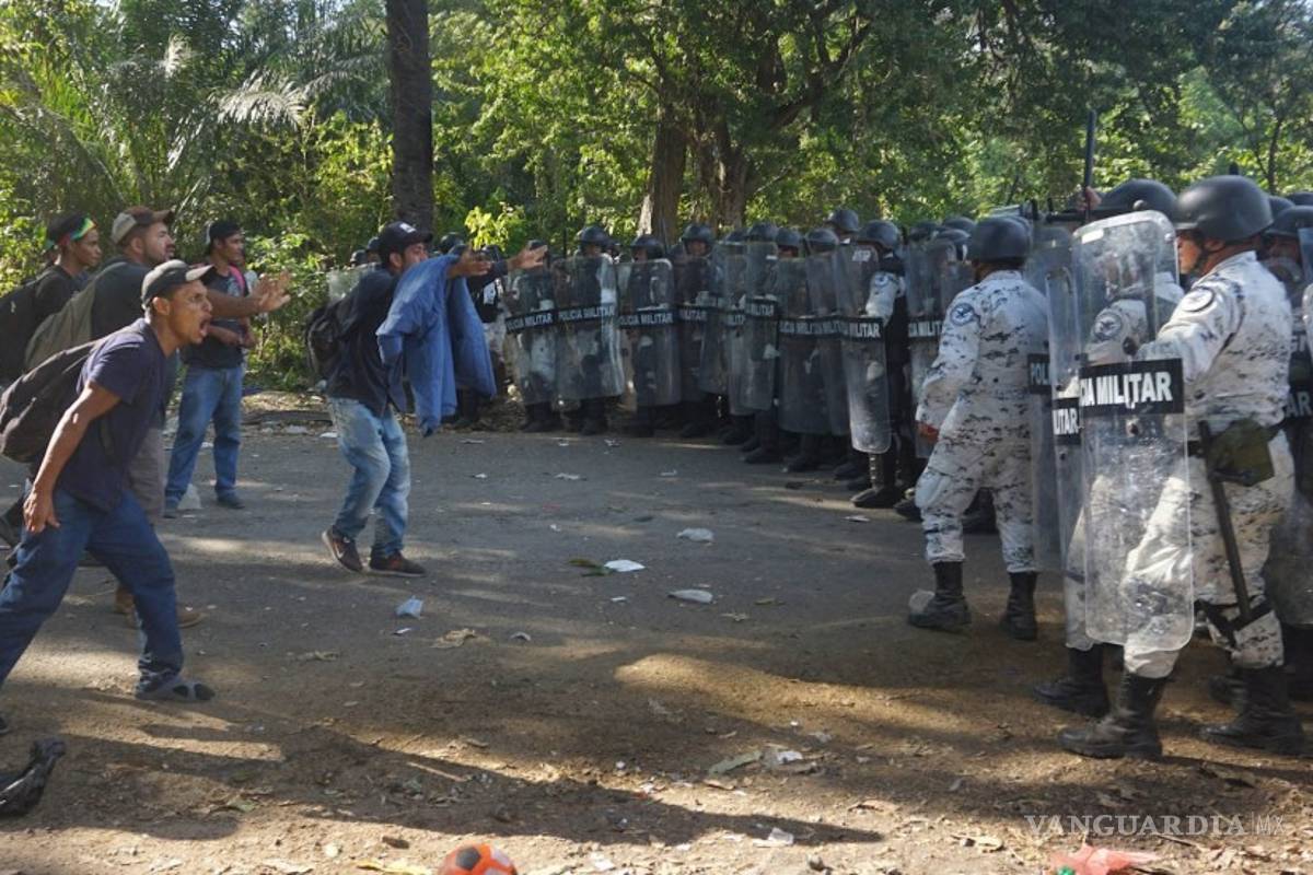 AMLO afirma que respeta la opinión de Porfirio Muñoz Ledo sobre la represión de la Guardia Nacional contra migrantes