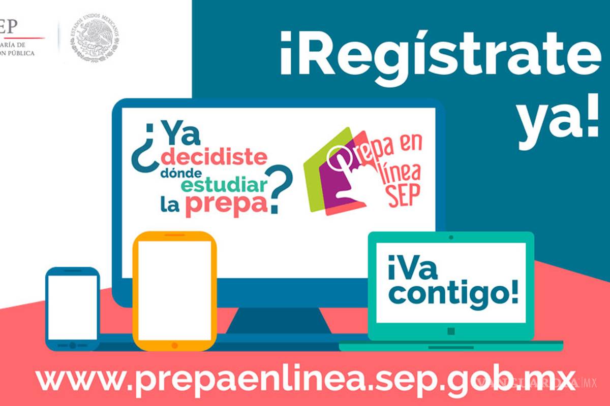 SEP invita a estudiar la prepa en línea, gratuita