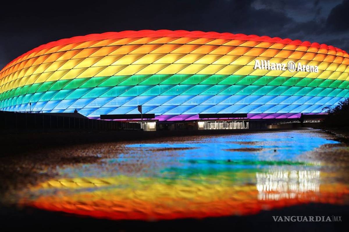 UEFA rechaza iluminación arcoíris del Allianz Arena en el Alemania-Hungría
