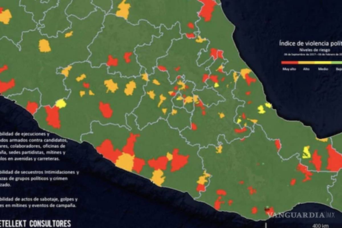 $!Violencia política: Suman 305 agresiones en proceso electoral, 94 fueron asesinatos a candidatos y autoridades
