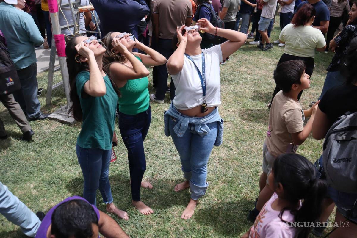 Reporta saldo blanco la Secretaría de Salud durante la observación del eclipse en Coahuila